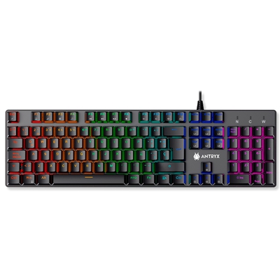 Adquiere tu Teclado Gamer Mecánico Antryx MK760L Red Switch RGB en nuestra tienda informática online o revisa más modelos en nuestro catálogo de Teclados Gamer Antryx