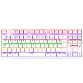 Teclado Gamer Redragon Kumara Rainbow K552W White Español