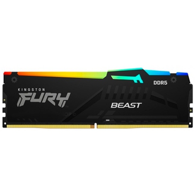 Adquiere tu Memoria Kingston Fury Beast 16GB DDR5 5200MHz CL40 1.25V RGB en nuestra tienda informática online o revisa más modelos en nuestro catálogo de DIMM DDR5 Kingston