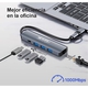 Adquiere tu Adaptador 5 en 2 Netcom USB C RJ45 USB 3.0 PD 1000Mbps en nuestra tienda informática online o revisa más modelos en nuestro catálogo de Adaptadores Multipuerto Netcom