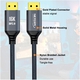 Adquiere tu Cable Displayport a Displayport 1.80 MTS UHD 60Hz V2.1 Netcom en nuestra tienda informática online o revisa más modelos en nuestro catálogo de Cables de Video Netcom