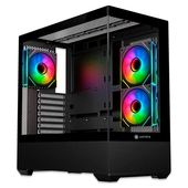 Case Antryx FX 740 Black ARGB 3 Ventiladores USB C y 3.0