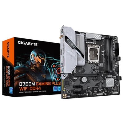 Adquiere tu Placa Gigabyte B760M Gaming Plus WIFI DDR4 Intel B760 LGA1700 en nuestra tienda informática online o revisa más modelos en nuestro catálogo de Placas Madre Gigabyte