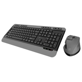 Kit Teclado y Mouse Inalámbrico Klip Xtreme Magnifik Duo KBK-520