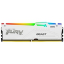 Memoria Kingston FURY Beast White RGB 16GB 5200MHz 1.25V
