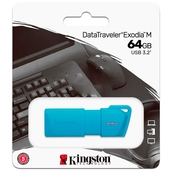 Memoria USB Kingston DataTraveler Exodia M 64GB USB A Azul