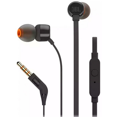 Adquiere tu Audífonos JBL Tune 110 In-Ear 3.5mm con Micrófono Negro en nuestra tienda informática online o revisa más modelos en nuestro catálogo de Auriculares y Micrófonos JBL