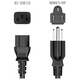 Adquiere tu Cable De Poder C13 a Nema 5-15P 3*18AWG Trautech De 5 Mts en nuestra tienda informática online o revisa más modelos en nuestro catálogo de Cables de Poder TrauTech