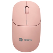Mouse Inalámbrico Teros TE1218S 1000DPI USB Rosado