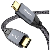 Cable USB C 3.2 a USB C 3.2 Gen2x2 100W 4K 1 Metro Netcom