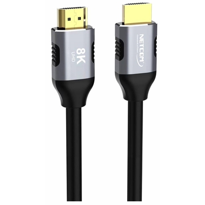 Adquiere tu Cable HDMI Netcom UHD 8K v2.1 60Hz De 1.80 Metros en nuestra tienda informática online o revisa más modelos en nuestro catálogo de Cables de Video Netcom