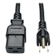 Adquiere tu Cable Poder Tripp-Lite, IEC-320-C19 a NEMA 5-15P, 15A, 14AWG, 2.43 mts, Negro. en nuestra tienda informática online o revisa más modelos en nuestro catálogo de Cable de Poder TrippLite