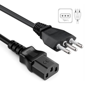 Cable De Poder C13 a 3 en Línea Trautech 1.80 Mts De 3.18AWG