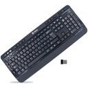 Teclado Inalámbrico Teros TE-4074CS 2.4Ghz USB Negro