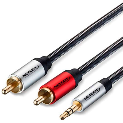 Adquiere tu Cable De Audio RCA Macho a 3.5mm De 1.8MTS Netcom en nuestra tienda informática online o revisa más modelos en nuestro catálogo de Cables de Audio Netcom