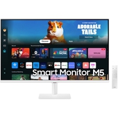 Monitor Samsung M5 Smart 27" Streaming TV 60Hz Blanco