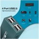 Adquiere tu Extensor USB 2.0 por cable UTP Netcom 4 puertos en nuestra tienda informática online o revisa más modelos en nuestro catálogo de Adaptadores Extensores Netcom