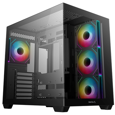 Adquiere tu Case Deepcool CG530 4F Sin Fuente ARGB Negro en nuestra tienda informática online o revisa más modelos en nuestro catálogo de Cases Deepcool