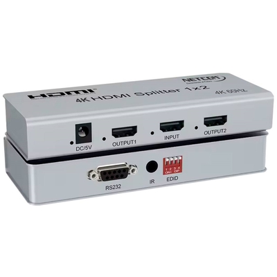 Adquiere tu Splitter HDMI 1 x 2 V2.0 UHD 4K 60Hz Netcom en nuestra tienda informática online o revisa más modelos en nuestro catálogo de Splitters y Conmutadores Netcom