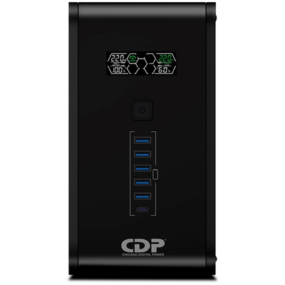 Adquiere tu UPS Interactivo CDP R-Smart 1210i 1200VA 720W 220V 10 Tomas en nuestra tienda informática online o revisa más modelos en nuestro catálogo de UPS Interactivo CDP Chicago