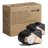 Toner Xerox Phaser 7100, Cyan, Dual Pack (9K)