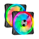 Pack 2 Fan Cooler Corsair Dual QL140 RGB 140mm PWM