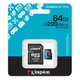 Adquiere tu Memoria MicroSD Kingston Canvas Go! Plus 64GB Adaptador SD en nuestra tienda informática online o revisa más modelos en nuestro catálogo de Memorias Flash Kingston