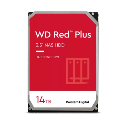 Adquiere tu Disco Duro 3.5" 14TB Western Digital Red Plus SATA 7200rpm 512MB en nuestra tienda informática online o revisa más modelos en nuestro catálogo de Discos Duros 3.5" Western Digital