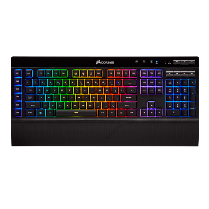 Teclado Gamer Corsair K95 RGB Platinum, Teclado Mecánico, Cherry MX Speed,  Alámbrico, Color Negro, Español