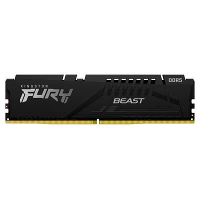 Adquiere tu Memoria Kingston Fury Beast 16GB DDR5 5200MHz Non-ECC CL40 XMP en nuestra tienda informática online o revisa más modelos en nuestro catálogo de DIMM DDR5 Kingston