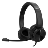 Auriculares Con Micrófono Teros TE-8037N Alámbricos Negro
