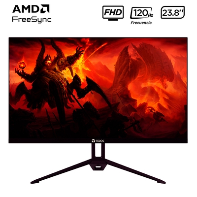 Adquiere tu Monitor Plano Teros TE-2415S 23.8" FHD 120Hz HDMI DP en nuestra tienda informática online o revisa más modelos en nuestro catálogo de Monitores Teros