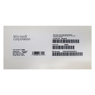 Adquiere tu Sistema Operativo Microsoft Windows SVR STD 2025 64Bit OEM en nuestra tienda informática online o revisa más modelos en nuestro catálogo de Microsoft Windows Microsoft