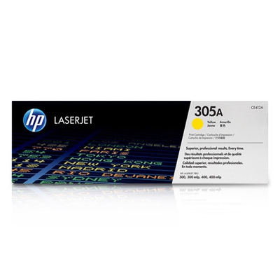 Adquiere tu Toner HP 305A, LaserJet M451DW, amarillo (2,6K) en nuestra tienda informática online o revisa más modelos en nuestro catálogo de Toners HP
