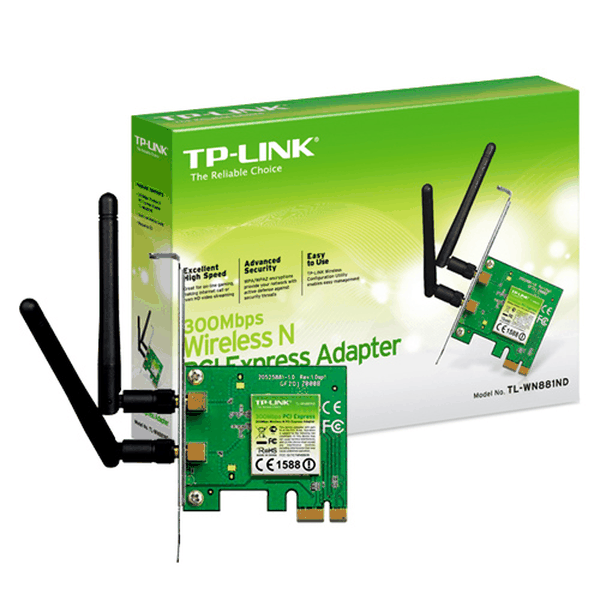 Tarjeta De Red Inal mbrica TP LINK TL WN881ND 300Mbps